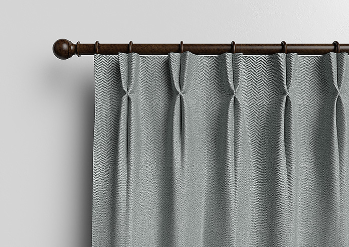 Soft Chevron, Soft Black - Made to Measure Curtains - Image 12